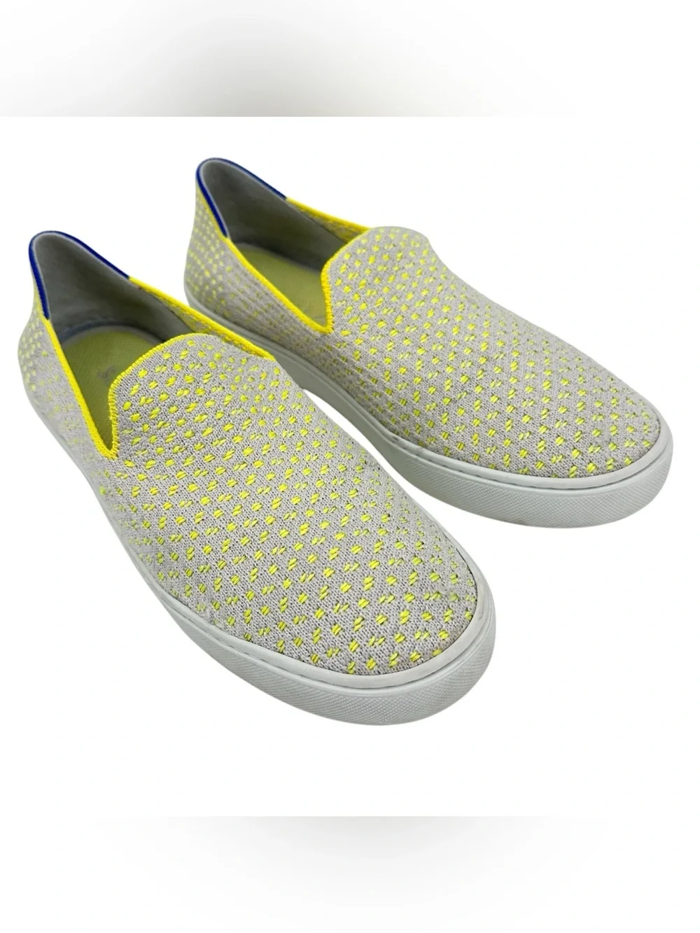 ROTHY’S Women’s Lemon Yellow Honeycomb The Sneaker Washable